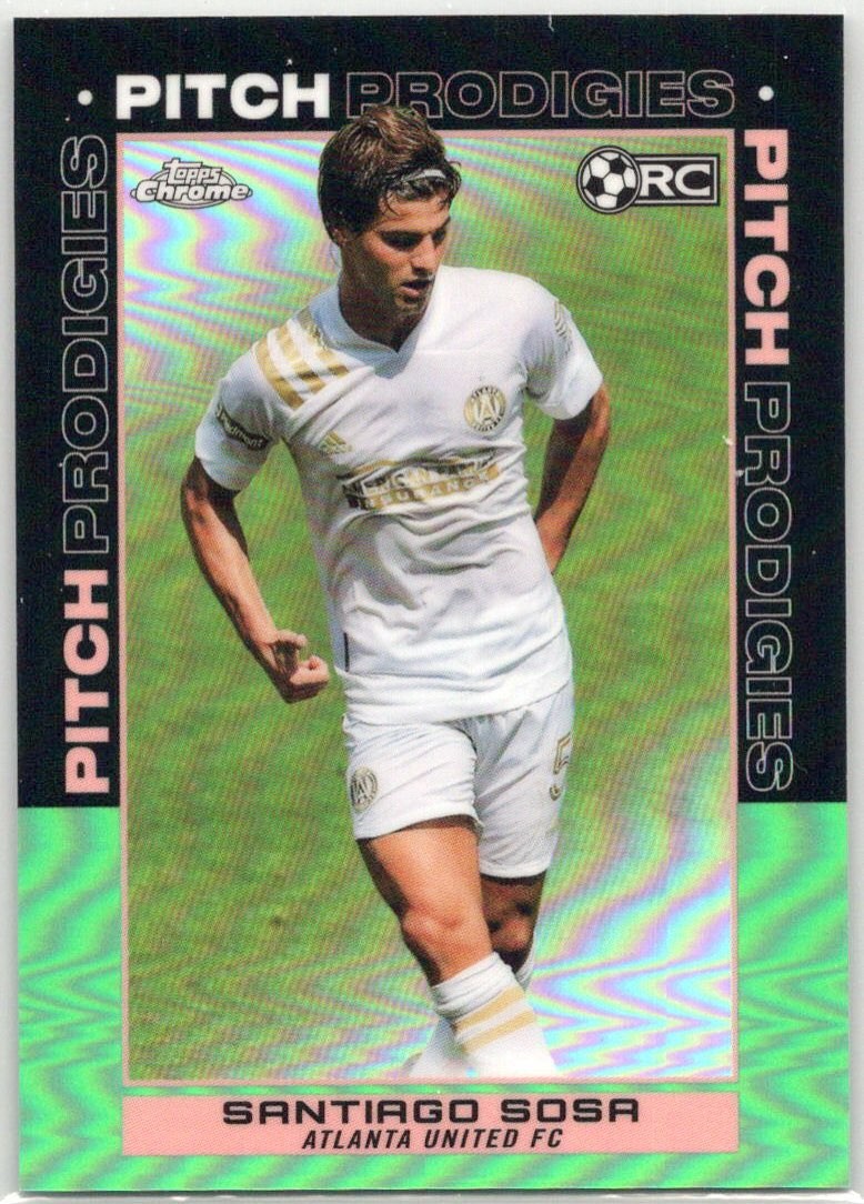 2021 Topps Chrome MLS #189 Santiago Sosa Green Refractor RC /99