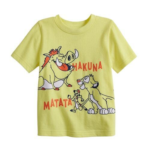18 month Hakuna Matata Lion King NWT T-shirt yellow New in Original Packaging