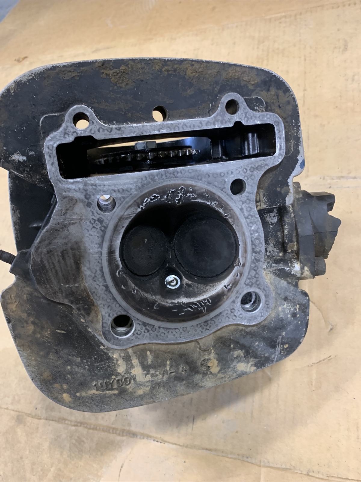 yamaha warrior 350 cylinder head with camshaft 1987 eBay