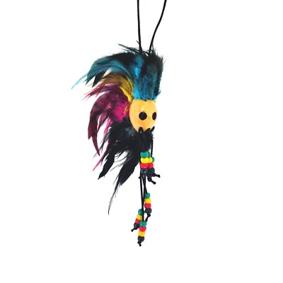 Hawaiian Hand Made Rasta Reggae Ikaika Warrior Helmet from Maui, Hawaii