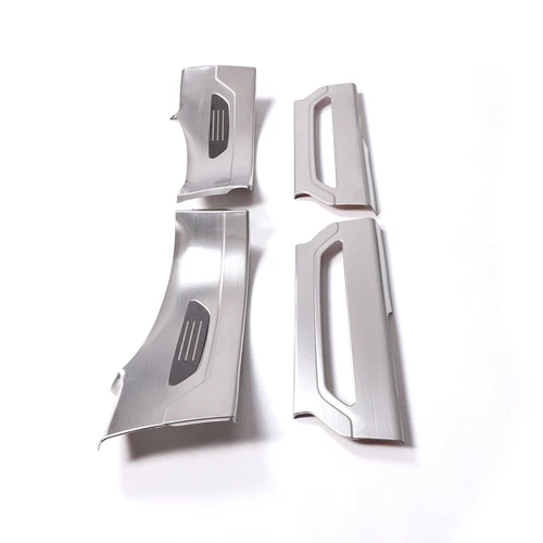Steel Door Sill Scuff Plate Guard Cover For Land Rover Range Rover Velar 2017-19 - Picture 8 of 8