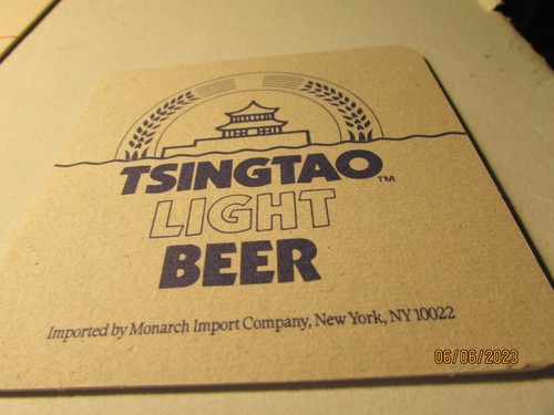 Juego de 5 montañas rusas de cerveza Minott's Black Star y Tsintao de China - nuevo ver fotos - Imagen 4 de 5