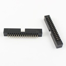 50Pcs 2mm 2x15 Pin 30 Pin Straight Male Shrouded PCB Box header IDC Connector