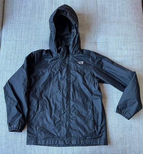 Veste de pluie coupe vent garçon The North Face légère zippée capuche noir taille Medium - Photo 1/15
