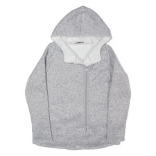 Esmara Womens Fleece Jacket Grey Hooded M