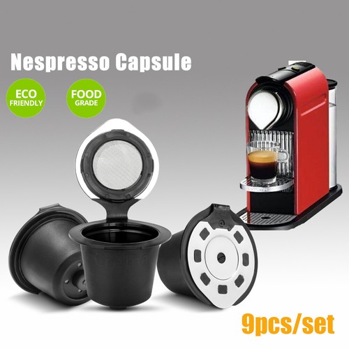 9pcs Reusable Nespresso Capsules 