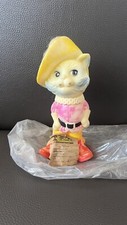 Rare Soviet Vintage Rubber Toy Puss USSR Kids Collectible RUSSIA Squeaker OLD