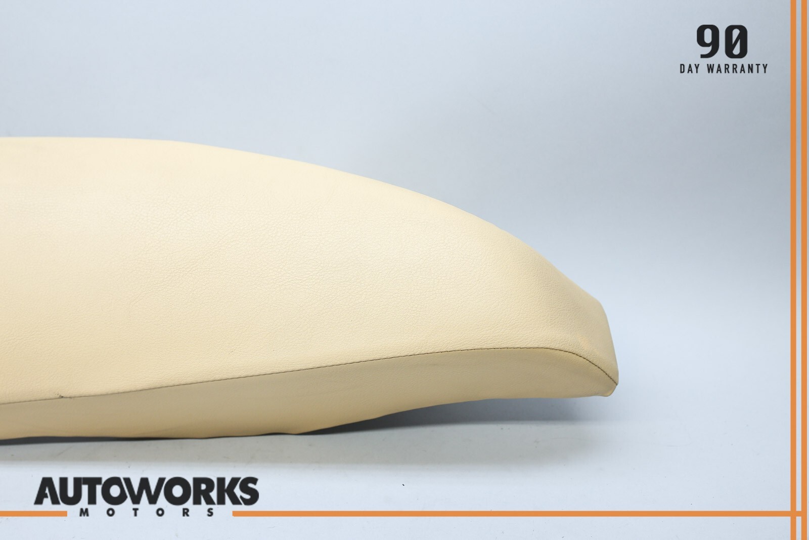04-08 Maserati Quattroporte M139 Rear Right Seat Bolster Cushion Trim Beige OEM
