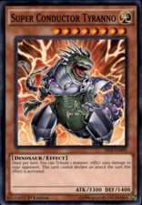 2017 Yu Gi Oh Dinosmashers Fury #SR04EN005 Super Conductor Tyranno C