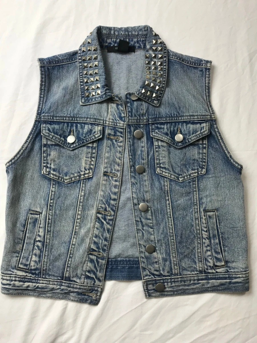 Forever 21 denim vest cheap
