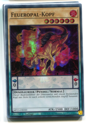 Yu-Gi-Oh! Feueropal Kopf Super Rare MP23-DE050