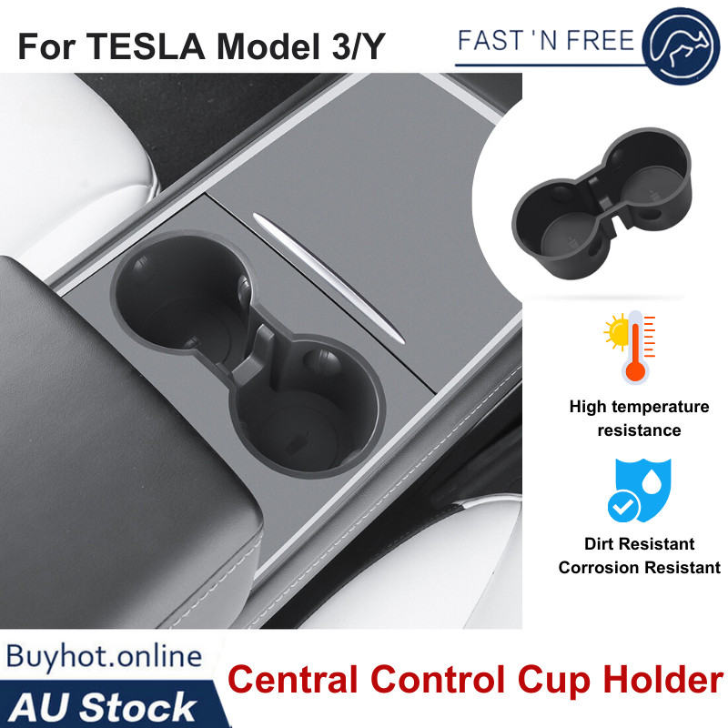 Cup Holder and Storage for Tesla Model 3 Y 23 Center Console Accessories Insert