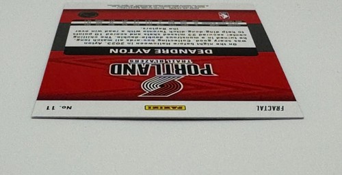2024-25 Panini Revolution - Deandre Ayton #11 Fractal - Picture 6 of 6