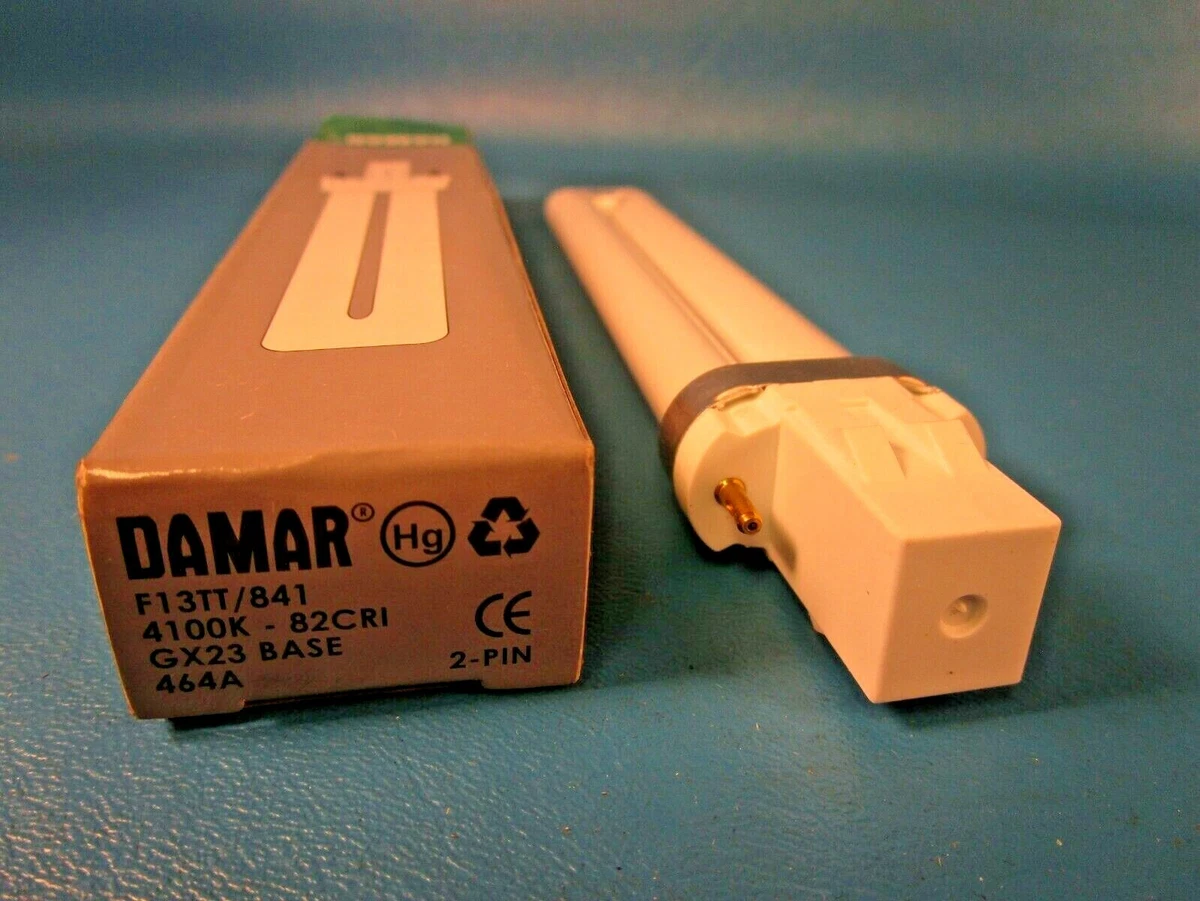 Damar F13TT 841 Compact Fluorescent Twin Tube 2 Pin GX23 Base