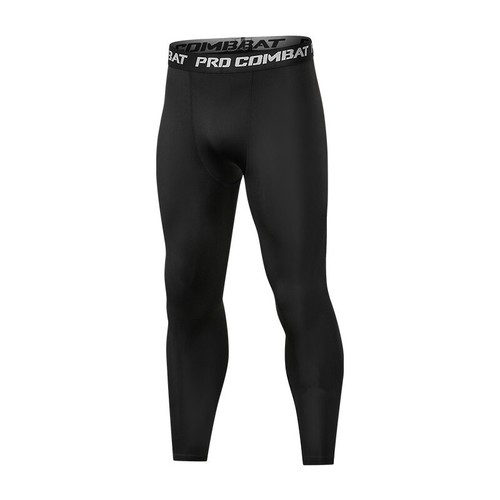 Man's Workout Leggings Compression Base Layer Gym Sports Running Training Pants - Picture 5 of 6