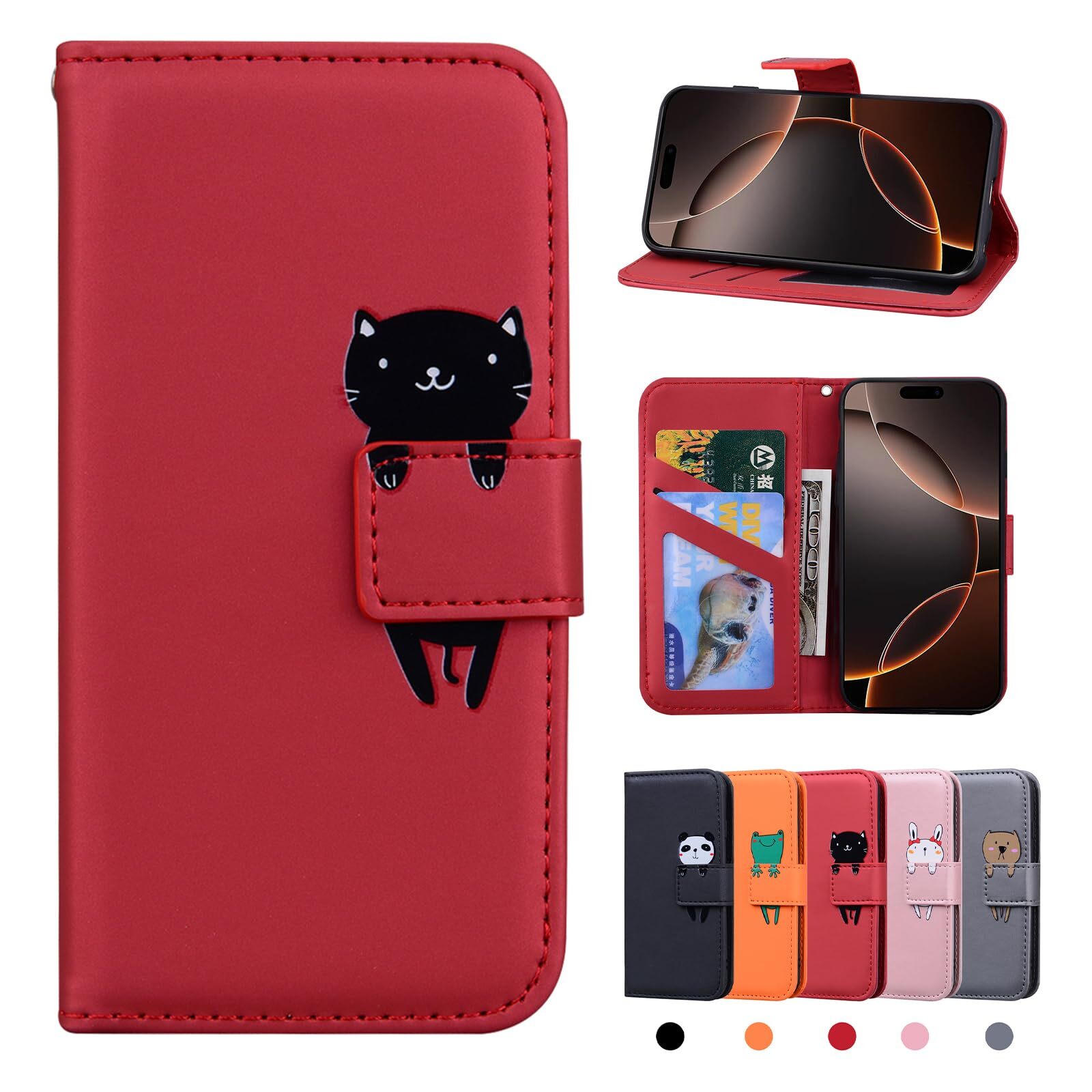 CASAFUNY for iphone 16 Pro Max Case Notebook Type Stylish Cover iPhone 16 P 985