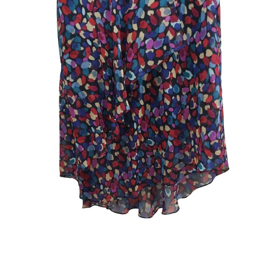 Falda para mujer Josephine Chaus 6 Petite SEDA multicolor motivo de confeti forrada de colección Foto 4 de 4