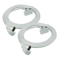 CP (2-Pack) 13 ft 16/2 SPT-2, 3-Outlet Flat P...
