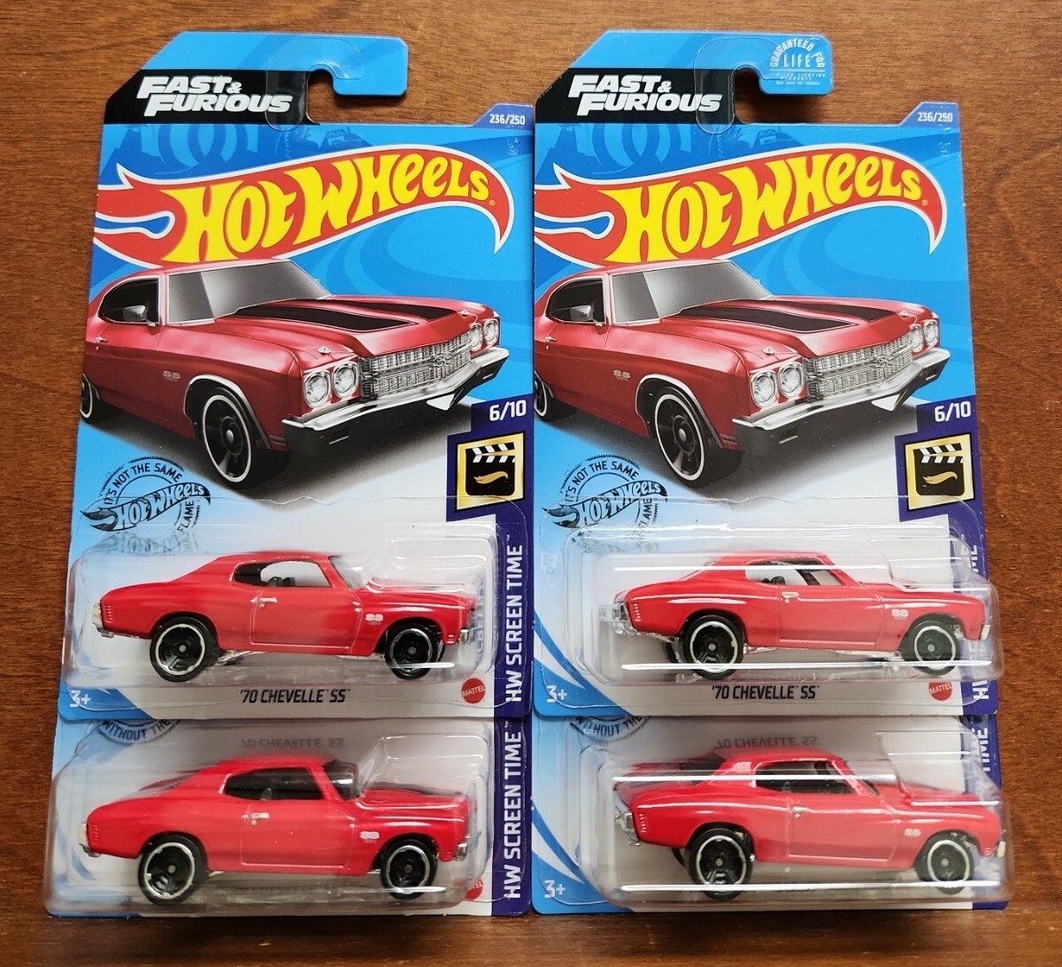 4 Hot Wheels 2020 HW Screen Time #236 '70 Chevelle SS Fast