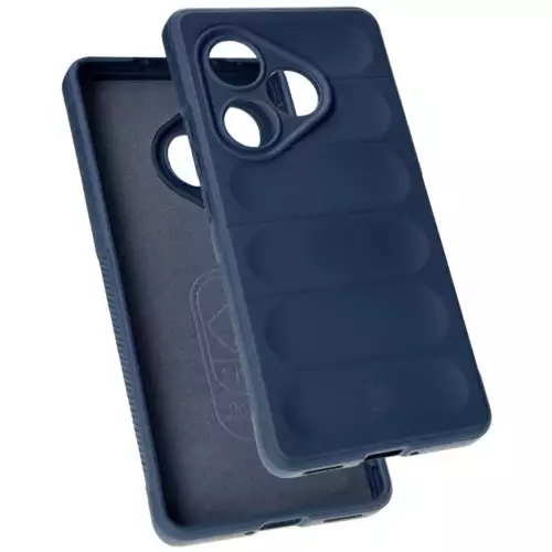 Funda de móvil para Realme GT 6 / GT 6T / GT Neo 6 / GT Neo 6 SE Bizon azul oscuro