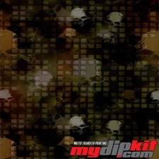 Hydrographic Film Hydro Dipping Water Transfer Print Film DD-969 Digi Skulls