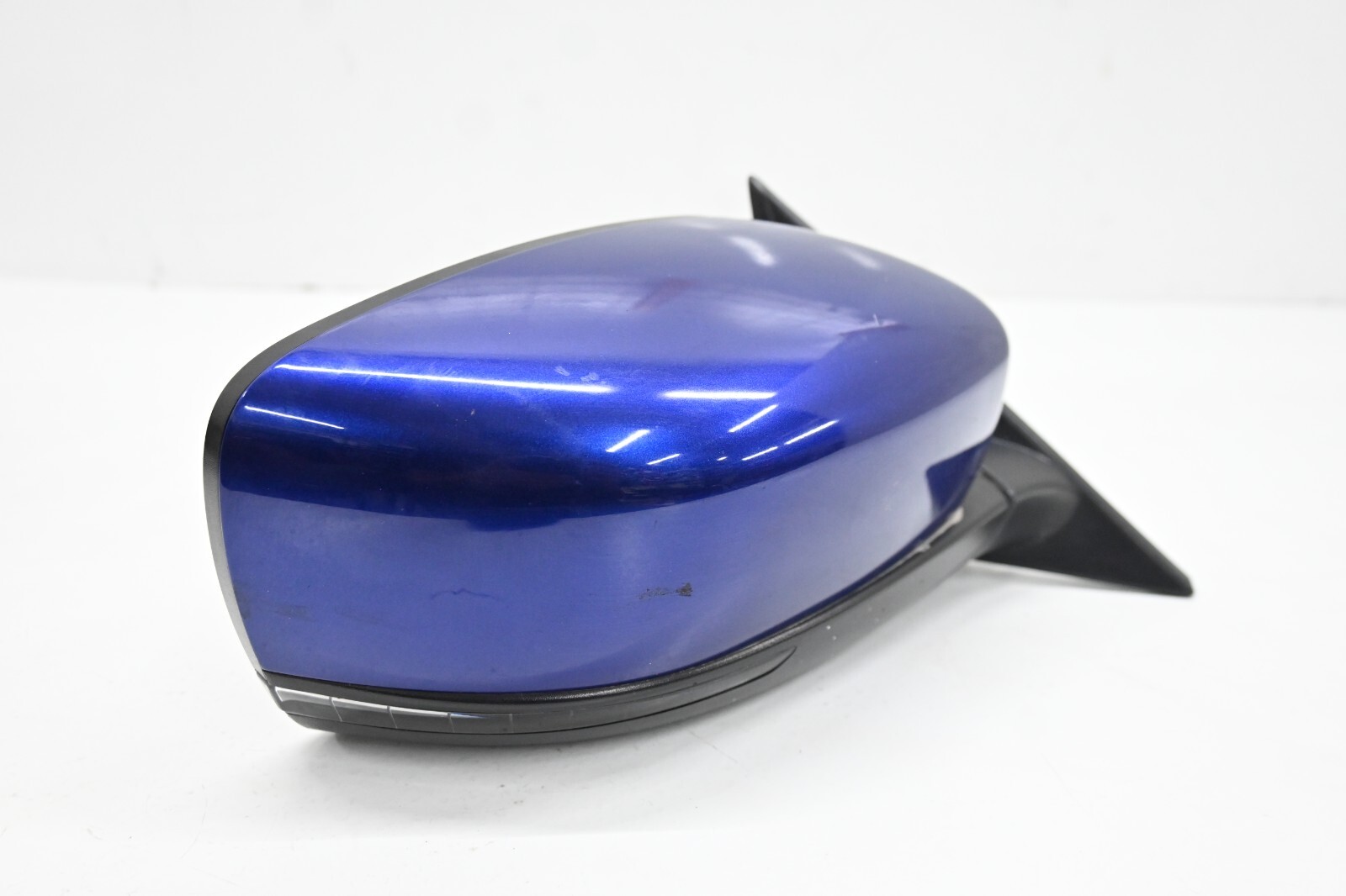 ⭐ 14-17 Maserati Ghibli Right Passenger Side View Door Mirror Housing Blue Oem