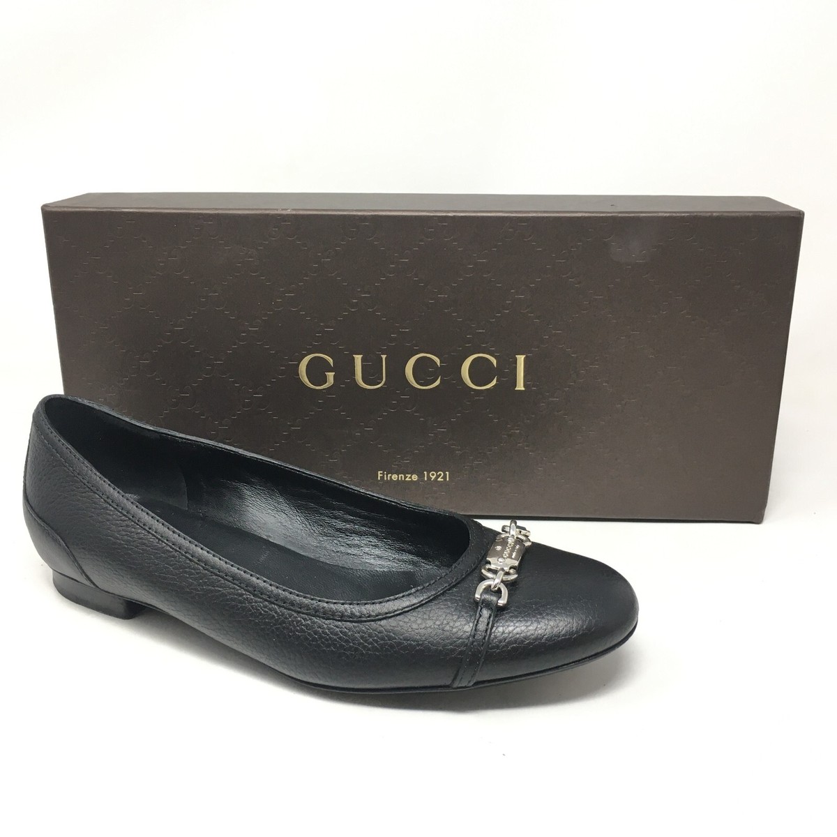 Gucci Horsebit Loafers Flats Shoes Womens Size US EU
