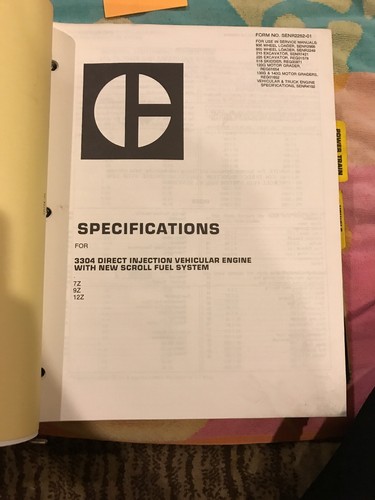 CAT Caterpillar 950B Wheel Loader Shop Service Manual repair engine overhaul OEM - Picture 2 of 4