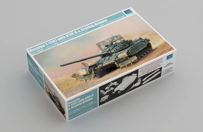 Trumpeter 1/35 Russian T-72B1 MBT w/KTM-6 & Grating Armor Model Kit 09609