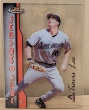 1999 Finest Peel & Reveal STADIUM STARS Travis Lee #PR18 RAREST PARALLEL 1:120