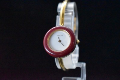 Vintage GUCCI Change Bezel 11/12.2L Quartz White Dial Womens  display picture 1