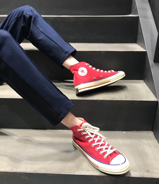 Converse Chuck 70 Hi Red/blue/egret 