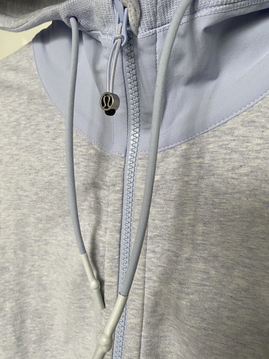 NCIE Lululemon Voyage Hoodie Heathered Lavender Stretch French Terry Full Zip 4