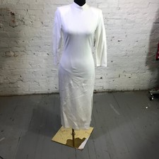 Alice + Olivia Dress Womens 6 Ivory Inka Strap Back MIDI Dress Casual Ladies a34