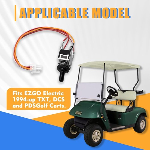 Golf Cart Run/Tow Switch with Connecting Wires Fits EZGO Electric 1994-Up TXT - Picture 6 of 7