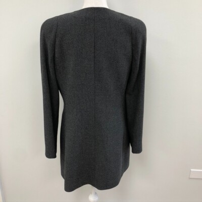 Giorgio Armani グレー ジャケット サイズ48 Giorgio Armani Blazer Jacket Speckled Gray Womens 10 Mid
