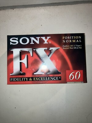 Sony FX 60 Fidelity Excellence Audio Kassette Neu OVP