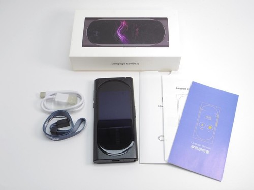 LANGOGO GENESIS Voice Translator 2in1 Device 104 Languages Real Time Black Model