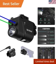 500 Lumen Pistol Light Laser Combo Rechargeable Blue Laser Beam