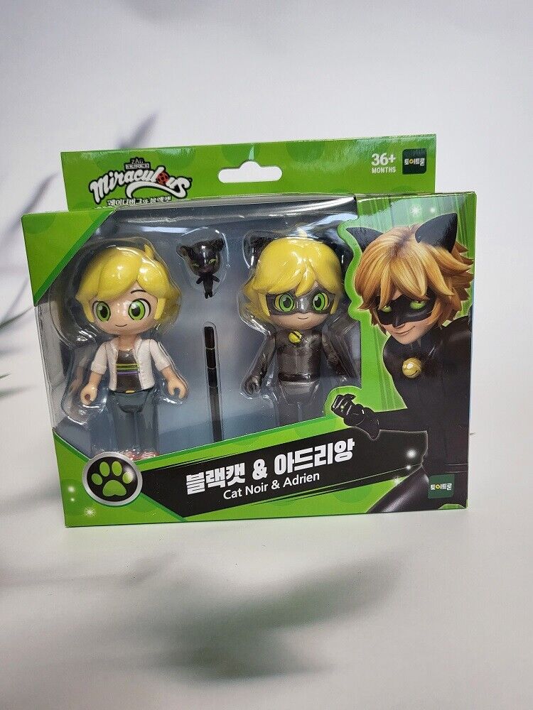 Miraculous Ladybug Cat Noir & Adrian Action Figure Doll Korea Toy