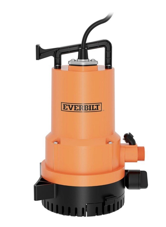 Everbilt 1/4 HP 2in1 Utility Pump UTA02510 Submersible Sump or NonSubmersible eBay