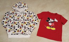 Mickey Zip-Up Hoodie Combo T-Shirt : S-M-L-XL