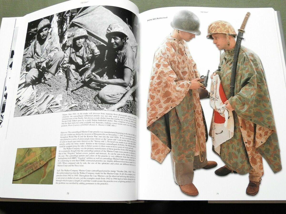 U.S.ARMY* : 1944 WWII MARINE CORPS PONCHO ISSUE PACIFIC WWII U.S.ARMY* : 1944 WWII MARINE CORPS PONCHO ISSUE PACIFIC WWII