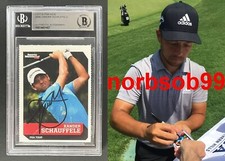 XANDER SCHAUFFELE SIGNED 2017 SI FOR KIDS ROOKIE CARD w/EXACT PROOF BECKETT SLAB