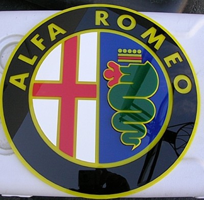 ALFA ROMEO SIGN 3D CAR ART display porsche custom sports car club import speed