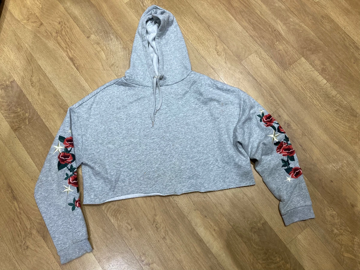 H and m gray hoodie discount