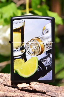 Zippo Lighter -  Tequila Shots - Twist Of Lime - Jose Cuervo, Don Julio,  Patrón