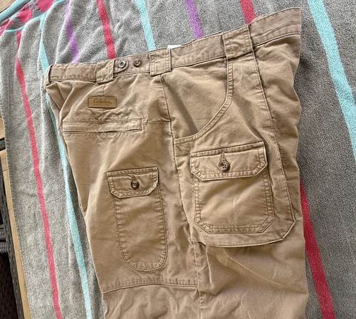 Cabelas Herren W38 Khaki Outdoor Convertible Cargo Hose Baumwollmischung - Bild 7 von 9