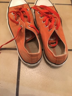 orange bottom converse
