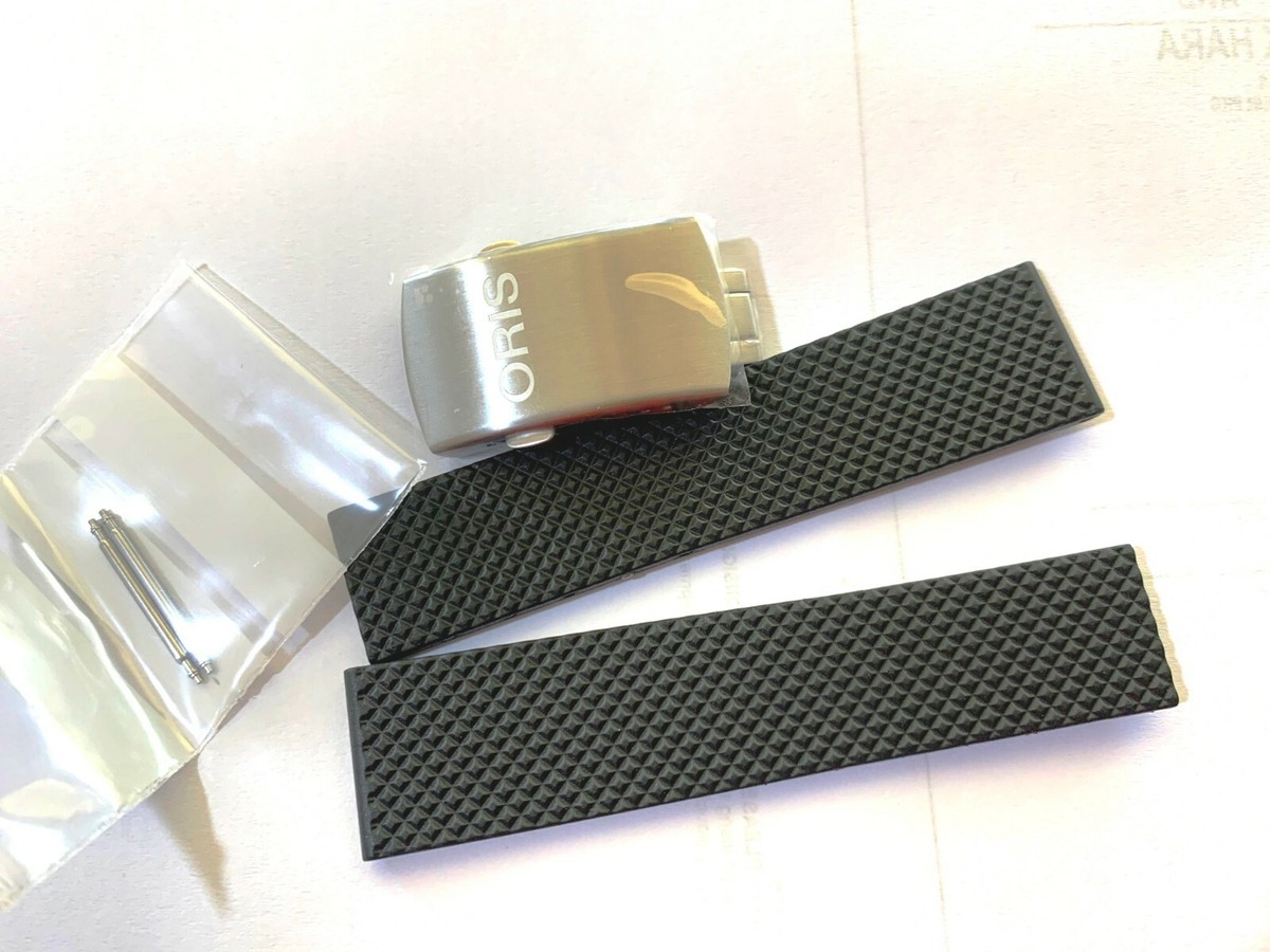 ORIS Ø42mm 07 4 20 10 BC3 Day Date RUBBER band strap bracelet 20mm